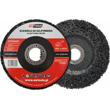 Brusný kotouč AWTools brusný kotouč čistící rouno 125x22,22mm (AW56201)