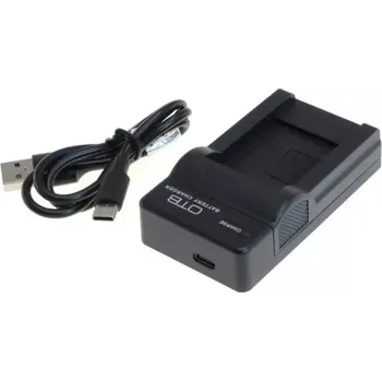 OTB Nabíječka baterie Nikon EN-EL19, Pentax D-Li88 flexibilní s USB konektorem typu-C, pro digitální fotoaparáty dalších modelů a značek