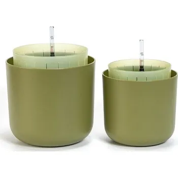 Květináč Plastia Tolita Air zelená