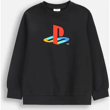 Chlapecká mikina Dětská bavlněná mikina Coccodrillo ZC5132102LBD černá 99X, vel. 158