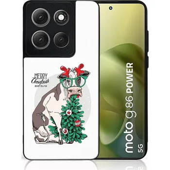 Vánoční dekorace VSECHNONAMOBIL 130818 MY ART Kryt s vánočním designem Motorola Moto G86 Power 5G VESELÉ VÁNOCE (074)