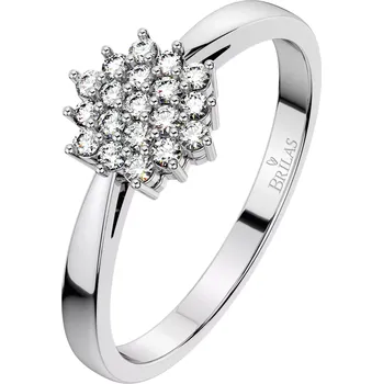 Šperk Krasomila Princess White - zásnubní prsten z bílého zlata