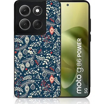 Vánoce VSECHNONAMOBIL 130814 MY ART Kryt s vánočním designem Jmelí Motorola Moto G86 Power 5G (070)