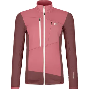 Dámská mikina Ortovox Fleece Grid Dámská mikina Size: L, Color: Mountain Rose