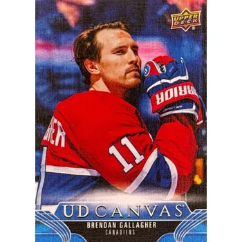 Karetní hra insert karta BRENDAN GALLAGHER 23-24 UD Ser. 1 Canvas číslo C43