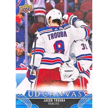 Sběratelská karetní hra insert karta JACOB TROUBA 23-24 UD Ser. 1 Canvas číslo C54