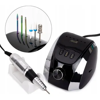 Bruska na nehty Profesionální Bruska na nehty ALLELAC M13 65W Výkonná + Frézy a Nosič