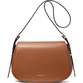 Michael Kors Lydia medium kožená kabelka hnědá + doprava zdarma