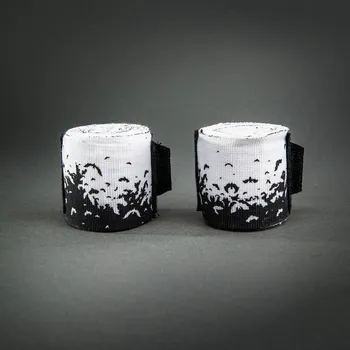 Bandáž na box a MMA Boxerské bandáže Venum Bats Night - Black/White Velikost: 3 m
