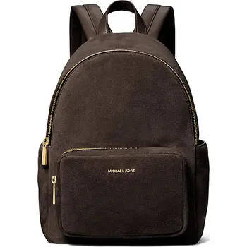 Michael Kors kožený semišový batoh medium hnědý čokoládový + doprava zdarma