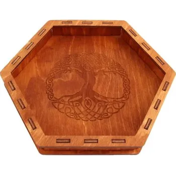 Příslušenství k deskovým hrám Myší doupě Dřevěný Dice Tray - Strom