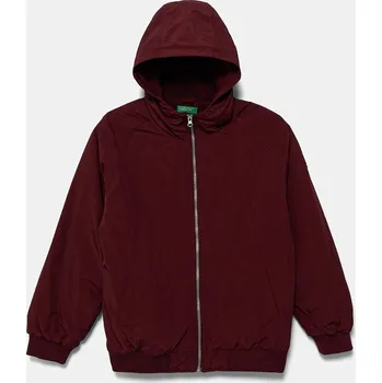 Chlapecká bunda Dětská bunda United Colors of Benetton 2IGGCN06J.G.seasonal burgundské 83X, vel. 170