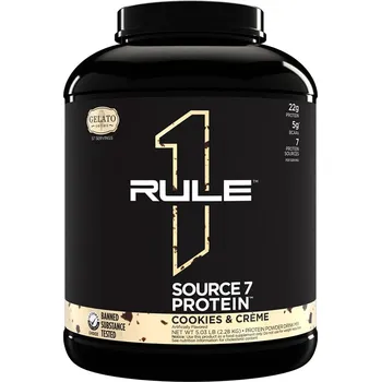 Protein Rule1 Source 7 Protein (2280 g, Cookies and Cream Gelato)