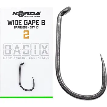 Rybářský háček Korda Basix Wide Gape B vel. 6