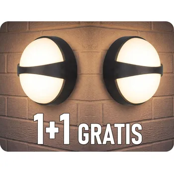 Osvětlení LED nástěnné svítidlo ELIPTIC 8W, 540lm, 1+1 zdarma! [OR-OP-6026LPMP3]