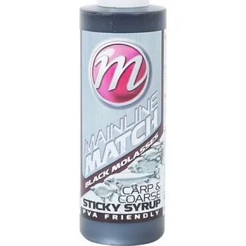 Návnadové aroma Mainline Match Syrup Black Molasses 250ml