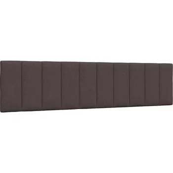 Bytový textil vidaXL Polštář na čelo postele Hanko 200 cm textil [4019185] Barva: tmavě hnědá