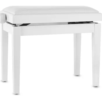 GEWA Piano stolička Deluxe VinylBílá, matná Bílé sedadlo 142916