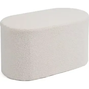 Taburet Puf ADAL bílá - SLEVA 3% s kodem radost25