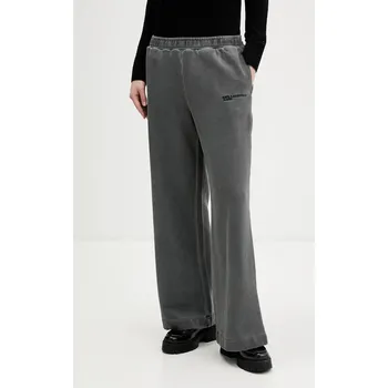 Bavlněné tepláky Karl Lagerfeld Jeans B1W10090 šedá 90X, vel. XS