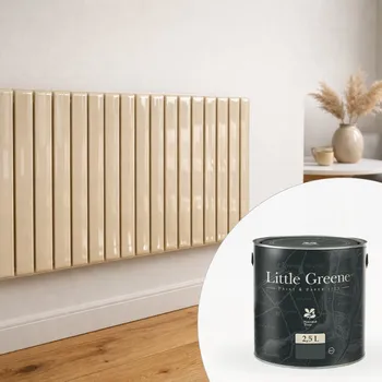 Speciální výtvarná barva Little Greene Barva na radiátory - Vysoký lesk 2,5L - Intelligent Gloss Vyberte odstín:: Gentle Sky (102)