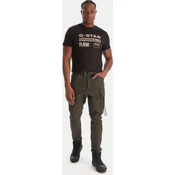 Pánské tričko G-Star Raw T-Shirt Originals D25969-C506 1214 Černá Regular Fit L