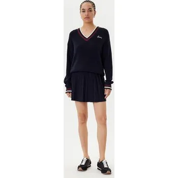 Dámská sukně Guess Plisovaná sukně V5BD02 Z1152 Tmavomodrá Regular Fit XS