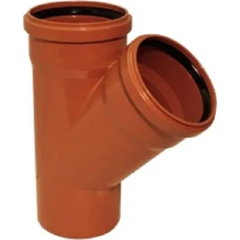 Kanalizační potrubí PEŠTAN Odbočka KGEA DN 125/125 úhel 45 °