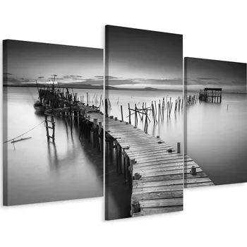 Obraz Obraz Triptych Krajina Most JEZERO 3D 60x40 cm