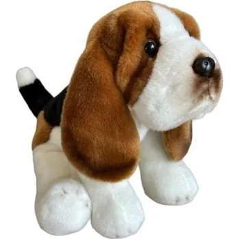 plyšák Plyšová Hračka Pejsek Baset Sedící Basset DUBI - 30 cm