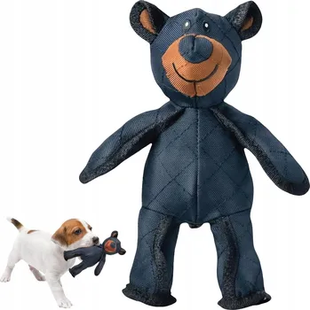 Hračka pro psa HRAČKA PRO PSY PEVNÁ PLYŠOVÁ Hračka - Extrémní Medvěd s Pískátkem 30CM