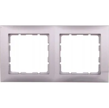 Dvojitý Rámeček Hager stříbrný