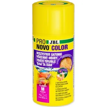 Krmivo pro rybičky JBL Pronovo Color Flakes M - všechny druhy, vybarvení, vločky 100ml