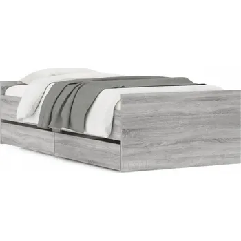 Ložnice Jednolůžková dřevěná postel VidaXL 60x120 cm, vícebarevná