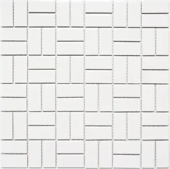 Keramická mozaika WzorcowniaStudio 29,8 x 29,8 cm bílá