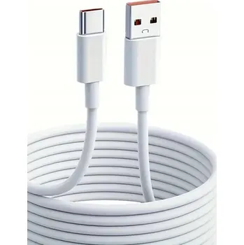 Datový kabel Kabel MF AKCESORIA USB - USB typ C 2 m bílý