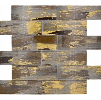 Obklad Skleněná mozaika WzorcowniaStudio 30 x 30 cm černá