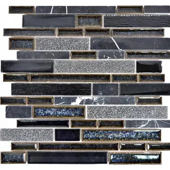 Obklad Mozaika WzorcowniaStudio 30 x 29,2 cm černá