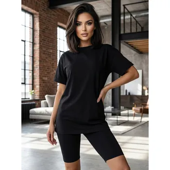 Dámské oblečení Trendy oversize tričko VSB CASANDRA černé , VELIKOST S/M