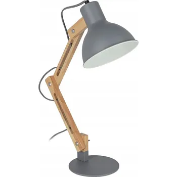 Lampička Stolní lampa 1xE27/40W/230V šedá