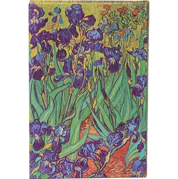 Zápisník Van Gogh's Irises Van Gogh's Irises Mini Lin (Pevná)