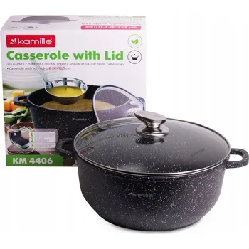 Hrnec Hrnec 6,5L s víkem - Indukce a plyn, Kamille