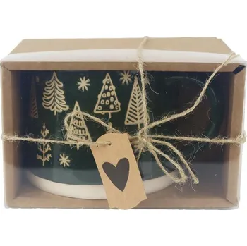 Keramický hrnek se stromečky v krabičce X7648/S1