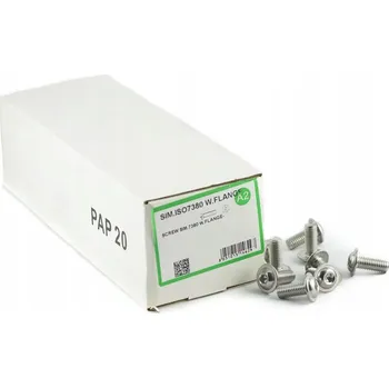 Šroub Šroub ISO 7380-2 s podložkou a šestihrannou hlavou M6 10 MM 10 KUSŮ