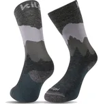 Kilpi NORS-U Unisex turistické ponožky ZU0853KI Zelená 35