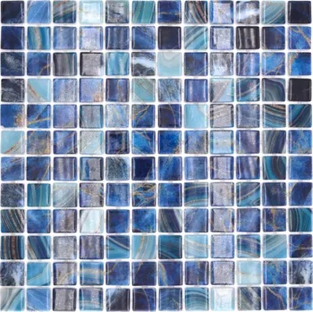 Obklad Mozaika WzorcowniaStudio 31,6 x 31,6 cm, modré odstíny