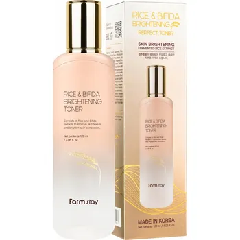Rozjasňující tonikum s rýží a fermenty FARMSTAY RICE & BIFIDA, 120 ml