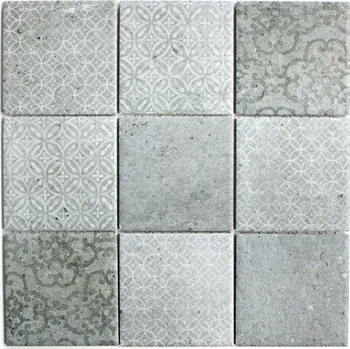 Keramická mozaika WzorcowniaStudio 29,8 x 29,8 cm, odstíny šedé a stříbrné
