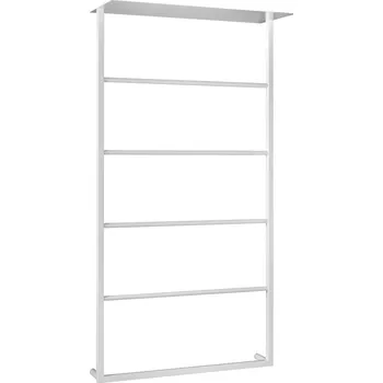 Mýdlenka Sapho SKA nástěnný sušák ručníků s policí 604x1184x252mm, bílá mat SKA712