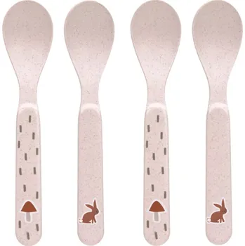 LÄSSIG Spoon Set PP/Cellulose Little Forest rabbit (Německá značka LÄSSIG je lídrem v prodeji doplňků pro maminky a děti v západní Evropě. Jejich výrobky se vyznačují velmi vysokou úrovní zpracování a také praktičností, díky které si výrobky této značky o